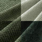 MIULEE Pack of 4 Christmas Couch Throw Pillow Covers 18x18 Inch Green Soft Decorative Chenille Pillow Covers Farmhouse Accent Cushion Covers for Boho Home Decor Sofa Bedroom Living Room