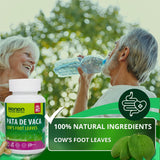 Hanan Pata de Vaca 100 Capsules – Supports Detox & Digestive Health 100% Pure Cow’s Foot Leaves (Bauhinia forficata) Vegan & Non-GMO Natural Herbal Supplement from Peru
