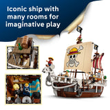 LEGO ONE Piece The Going Merry Pirate Ship Building Blocks - Pretend Play Adventure Toy for Boys & Girls, 10+ - Straw Hat Crew Toy Figures & Playset for Anime Fans - Gift for Christmas - 75639