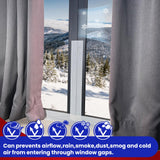 Birllaid White Window Sealing Tape, Window AC Tape, 3 Inch x 65 FT Waterproof Blocker for Cold Heat Air, Windproof, No Residue Strong adheisve