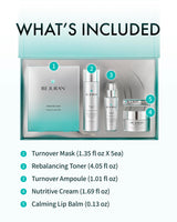 REJURAN® Total Aesthetic Skincare Set - Rejuvenating Daily Skincare Kit with c-PDRN® for Anti-Aging, Firming & Deep Hydration | Special Gift Set for Radiant, Youthful Glass Skin. Korean Skincare.