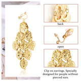 HAIAISO 9Pairs Clip on Drop Earrings for Women, Non Piercing