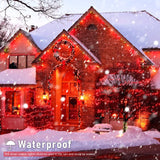 JMEXSUSS 8 Pack 50 LED Christmas Fairy Lights Battery Operated String Lights, 16ft Red Twinkle Fairy Lights Indoor Outdoor Waterproof for Mason Jars Bedroom Party Wedding Christmas Decorations