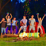 Aywewii LED Tambourines Christmas Glow in The Dark Party Supplies Musical Instruments for Kids & Adults, 3 Modes of Color Flashing, Light Up Toys for Birthday Wedding Concert Carnival