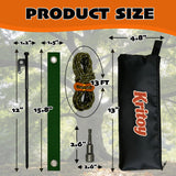 Tree Stakes Kits, 6 PCS 12" Heavy Duty Steel Tree Stakes and Supports Kits