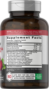 Horbäach Nitric Oxide Beet Root Capsules | 180 Count | with Nitrates and Precursor | for Men and Women | Vegetarian, Non-GMO, Gluten Free Supplement
