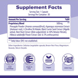 Flush Factor Plus - Original Formulated FlushFactorPlus for Leg Comfort, 100% Natural Ingredients, Made in USA, No Stimulants | 30 Capsules, 1 Month Supply