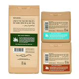 Dr. Squatch NEW Body Wash for Men with Nourishing, Natural Ingredients | No Paraben, Phthalate, Sulfate | Pine Tar (14 oz), Coconut Castaway & Wood Barrel Bourbon (8 oz, 2-Pack) & Body Scrubber