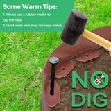 4-Inch x 100 FT Landscape Edging Border with 150 Stakes, Plastic Garden Edging Border Kit, Flexible No Dig Lawn Edging Border for Garden Flower Beds Yard Pathway Paver (Brown)