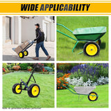 MZREXN 4.80/4.00-8" Wheelbarrow Tires, 15" Flat Free Tire and Wheel