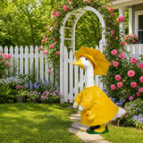 Porch Goose Raincoat Outfit for 23 Inch Goose Statue, Garden Decor Clothing
