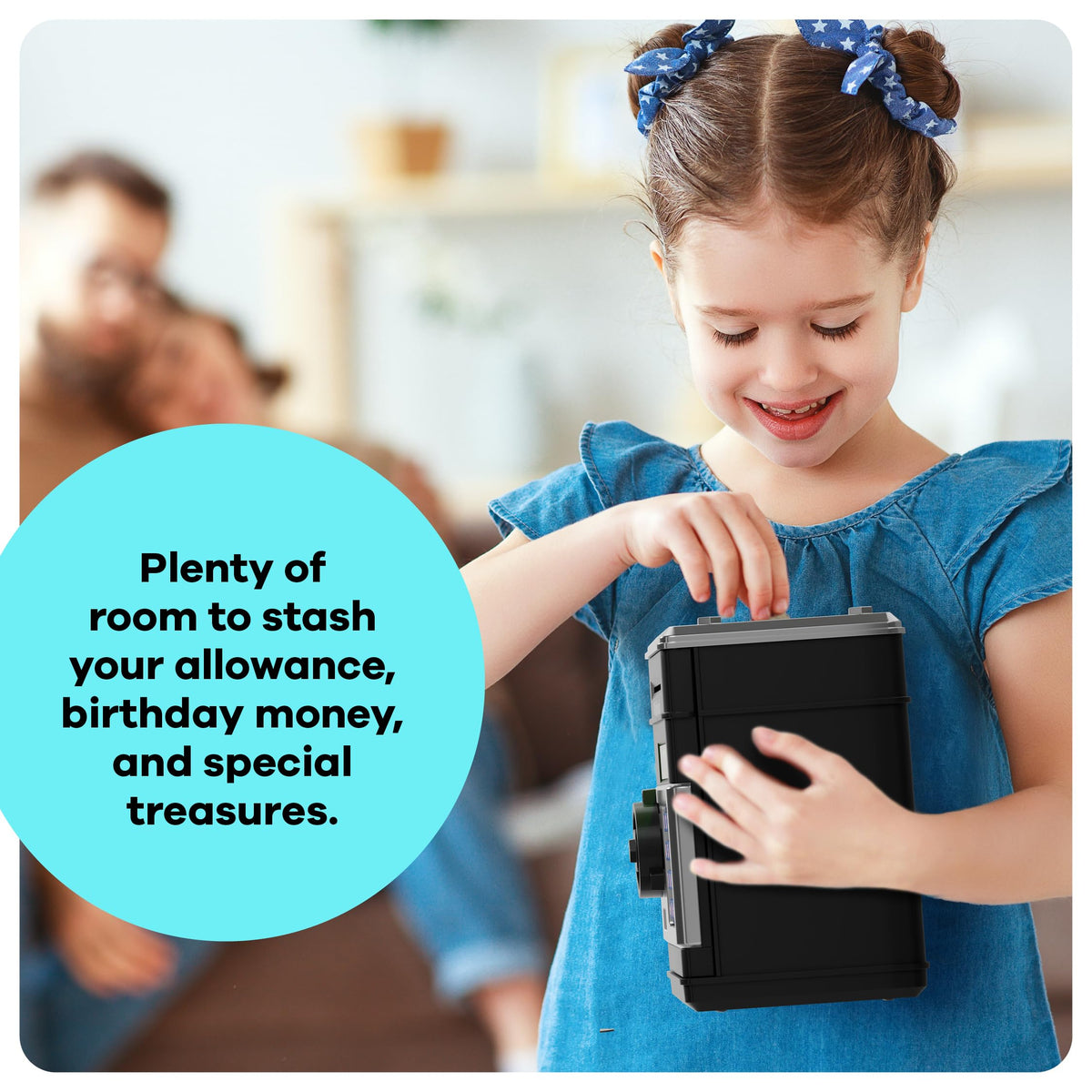 Piggy Bank for Kids - Electronic Money Saving Box w/Code- ATM Safe - Toy Coin Bank - Gifts for Boys Toys for Age 3, 4, 5, 6, 7, 8, 9 - Birthday Gifts for 8, 9, 10, 11, 12