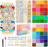 Friendship Bracelet Kit, 14,000pcs 48 Colors Clay Beads for Jewelry Making