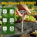 GESTONE 150 PCS Landscape Fabric Staples Stakes, 6 inch Weed Barrier Pins
