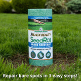 Jonathan Green (10410) Black Beauty SeedRoll Grass Seed Mat - Cool Season Lawn Seed, Fertilizer, & Mulch (50 Sq. Ft.)