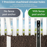 20 Pack Landscape Edging Stakes, 10" Double-Hole Steel Ground Spikes
