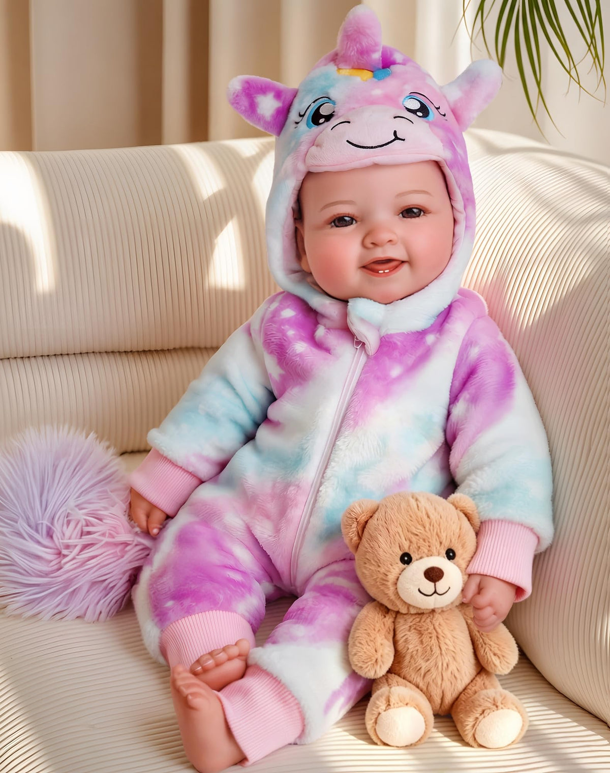 BABESIDE Baby Dolls, 17inch Large Realistic Cute Soft Body Baby Doll