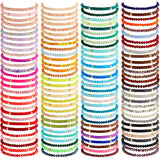 112 Pcs Beaded Friendship Bracelets Bulk Surfer Heishi Clay Stretch Y2K Bracelets Colorful Cute Boho Stackable BFF Bestie Inspirational Jewelry for Women Summer Beach Party Favors Friendship Style