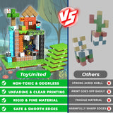 200PCS Magnetic Building Blocks with 6 Baseplate, Magnetic Blocks Cubes for Kids Ages 4-8, Stacking Magnet Blocks STEM Building Toys for Boys Girls Ages 3 4 5 6 7 8-12 Christmas Birthday Gifts