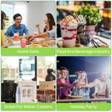 Vplus 2000 Pack 9 OZ Clear Plastic Cups, 9 Ounce Disposable Cold Water Party Drinking Cups for Wedding Thanksgiving Christmas Party