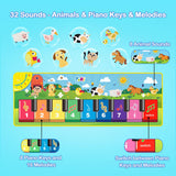 FOKI Floor Piano Mat, Baby & Toddler Toys for 1-3 Year Old Boys & Girls