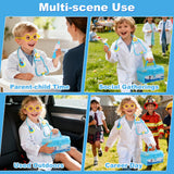 Doctor Kit for Toddlers 3-5 Dress Up Toys for 2 3 4 Year Old Girls Pretend Kids Doctor Play Set with Doctor Costume Toy Stethoscope for 2 3 4 5 6 Year Old Girls Boys Christmas Birthday Gifts