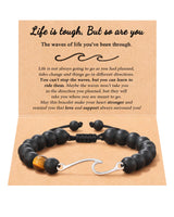 Tarsus Inspirational Bracelets for Men Gifts - Encouragement Gifts for Sobriety, Thinking of You, Feel Better, Motivational, Get Well, Greif, Anxiety Relief Items