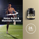 Optimum Nutrition Gold Standard 100% Whey Naturally Flavored Protein Powder 4.8 (Packaging May Vary), Vanilla, 76.8 Ounce