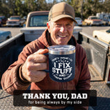 WITTSPOT Birthday Gifts for Men, Dad, Him, Handyman, Grandpa on Fathers Day, Christmas - Dad Birthday Gift Ideas - Cool Mens gifts Ideas, Mens Birthday Gift Ideas - Stainless Steel Men Mug 14 Oz