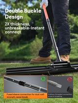 Lawn Leveling Rake 30" x 10", Heavy Duty Lawn Leveler with 78" Handle