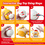 GUKCO Interactive Dog Toys, Moving Ball Toy with Jumping & Music(Chick)