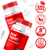 True Balance Blood Support Pro Glycogen Capsules Maximum Strength, TrueBalancePro Pills Supplement Multivitamin All Natural Advanced Formula Daily Health & Wellness, 30 Capsules for 1 Month