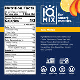 IQMIX x Chef Thomas Keller - Hydration Electrolyte Powder – 4-in-1 Formula for Hydration, Mental Clarity, Mood and Recovery – Sugar-Free, Keto, Magnesium L-Threonate, Lion’s Mane – 20 Count Yuzu Mango