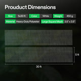 VIVOSUN 5 x 30 ft. Plant Trellis Netting, Heavy-Duty Polyester Grow Net, Garden Trellis Netting with Square Mesh for Climbing Plants, Vegetables, Fruits, and Flowers, 2-Pack