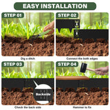 Gardenaire Metal Landscape Edging 6 Pack,40'' L x 6'' H