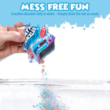 Tub Works® Bath Crackles Bath Toy, Variety 12 Pack | Nontoxic & Fragrance-Free | Makes Bath Water Crackle & Pop for a Unique Kids Bath | Swirl Water for Fizzy Fun | Sensory Kids & Toddler Bath Toys