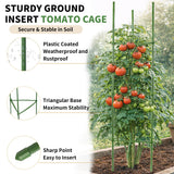 G-LEAF 6 Pack 5ft Tomato Cage for Garden Plant Support, Garden Stakes Tomato Cage, Tomato Cages Plant Stakes for Climbing Plants