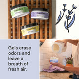 Fresh Wave Odor Removing Gel, Original 15 oz. & Lavender 7 oz.| Safer Odor Absorbers for Home | Natural Plant-Based Odor Eliminator | Every 7 oz. Lasts 15-30 Days | for Cooking, Trash & Pets