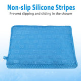 Shower Seat Cushion for Shower Chairs, Transfer Benches in Bathtub, Cushion for Sauna, 3D Mesh Pad with Hook, Slip-Resistant, Design for Elderly, Senior, Handicap & Disabled