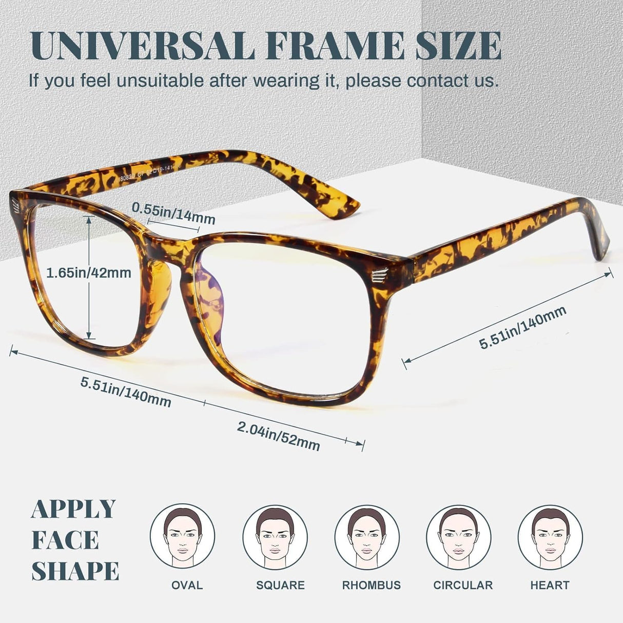 livho High Tech Blue Light Glasses - Advanced 99% Blue Light Blocking Computer Glasses - Anti Eyestrain & UV Glare Protection