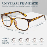 livho High Tech Blue Light Glasses - Advanced 99% Blue Light Blocking Computer Glasses - Anti Eyestrain & UV Glare Protection