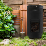 Atvkov Compost Bin Outdoor with Handles Observation Windows, 34 Gallon