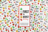 FIRST TO WORST Holiday Edition Party Game - A Festive Card Game About How Your Friends & Family Rank Things - Perfect for White Elephant Gifts, Stocking Stuffers and Board Games with Friends