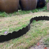 Orgrimmar Garden Edging Kit 40PCS Pound-in Interlocking Black(20”x5.3”)