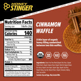 Honey Stinger Organic Gluten Free Cinnamon Waffle, Energy Stroopwafel for Exercise, Endurance and Performance, Sports Nutrition for Home & Gym, Pre and Post Workout, Box of 16 Waffles, 16.96 Ounces
