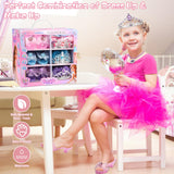 YasinKidz Princess Dress Up, Jewelry Boutique Kit, Skirts, Shoes, Crowns