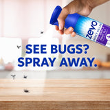 Zevo Flying Insect Bug Aerosol Spray, Kills Flies & Fruit Flies, 3 Bottles