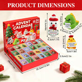 Advent Calendar 2026 Handmade Crochet Animals Plush Advent Calendar 24 Days Christmas Countdown Calendar with Positive Emotional Support Cards Gifts for Kids, Teens, Girls, Boys, Women, Men
