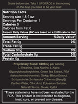 Upgrade Brain Supplement - Enhances Memory, Concentration, Focus & Clarity - Proprietary Blend of AAKG with Beta Alanine, Alpha GPC, Green Tea & Ginkgo Biloba-2 Fl oz (12 Pack)