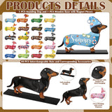 Anglechic 42 Pcs Interchangeable Dachshund Sign Wiener Dog Holiday Decor
